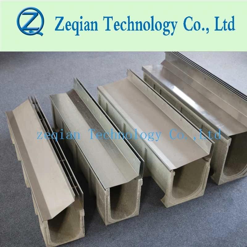 Polymer Concrete Rainwater Drain Trench/Linear Drain with Sloting Cover