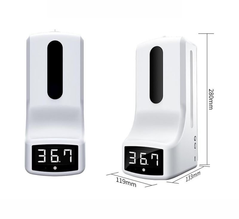 Automatic Hand Sanitizer Dispenser with Non-Contant Thermometer, Touchless Hand Sanitizer