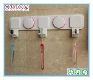 Suction Cup Bathroom Shelf Double Sucker Toothbrush Toothpaste Rack