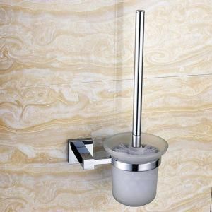Wall Mounted Brass Toilet Brush Holder Chrome Finish 6305