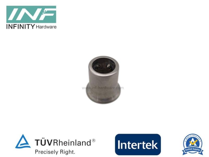 Brass Tube to Wall Mounted Shower Connector for Glass Fitting with Adjustable Function