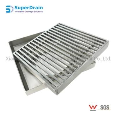 SS304 10X10 Odour Proof Floor Drainer