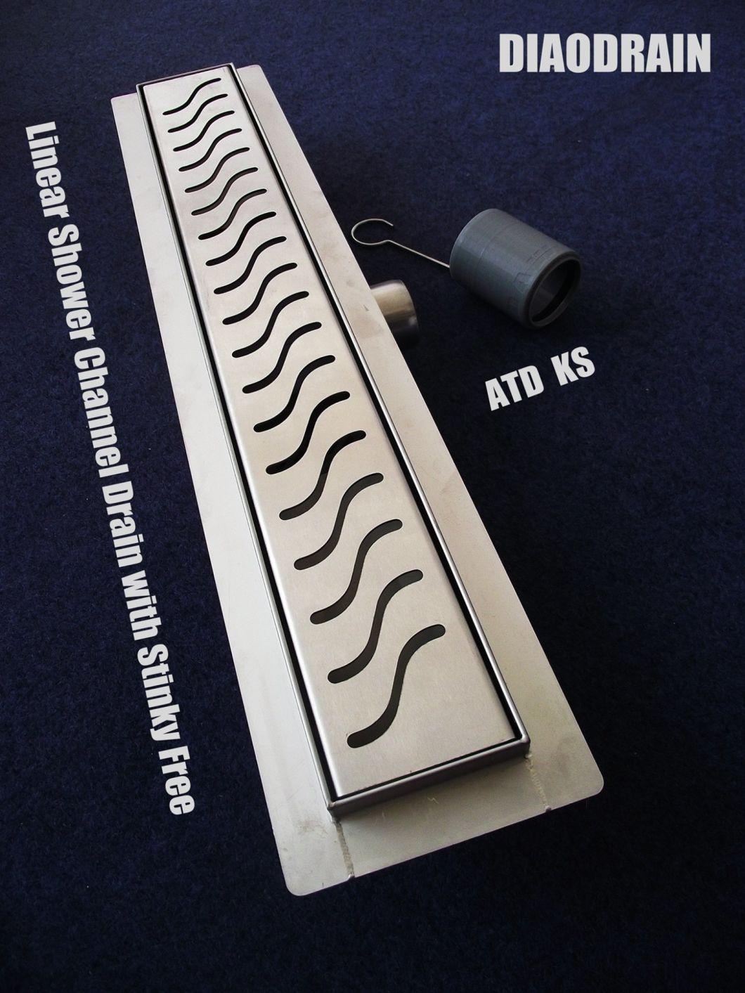 Smart Linear Shower Drain Insert a Magic Box Big Flow