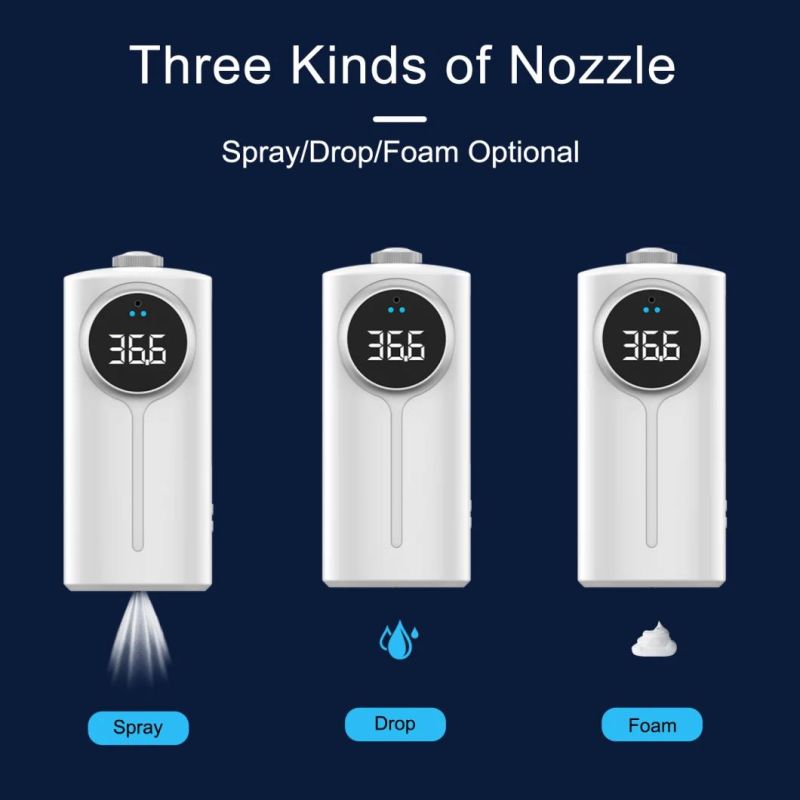 New Model K9 PRO Plus Upgrade Soap Dispenser Automatic Temperature Test Large Capacity 1200ml K9 PRO Dual