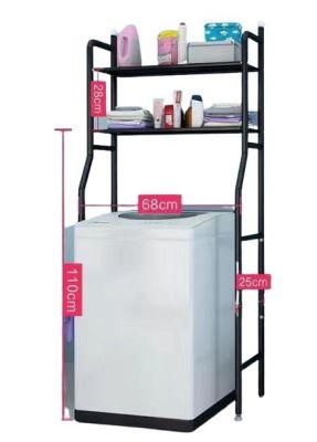 Toilet Washing Machine Rack Standing Corner Shelf for Bathroom