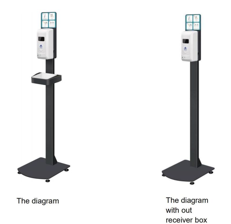 Soap Dispenser Automatic Hand Liquid Foam Soap Dispenser Auto Sensor Soap Dispenser Pump Working by Battery