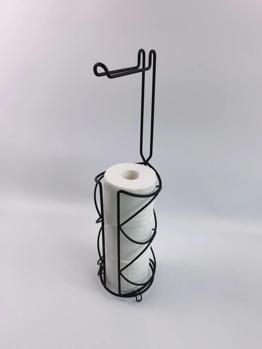 Bathroom Toilet Paper Holder Stand