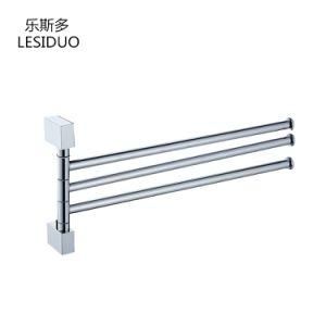 Chrome Plated Moving Triple Towel Bar