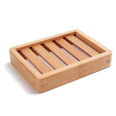 Wholesale Top Grade Custom Handmade and Natural Wooden Soap Holder Bamboo Soap Dish for Storage