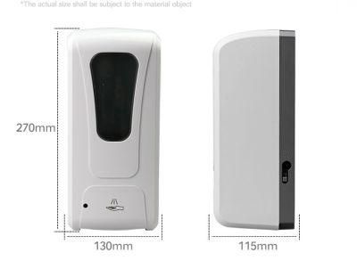 1000ml Wall Mounted Touchless Hand Disinfection Machine Automatic Liquid Alcohol Sanitizer Soap Dispenser