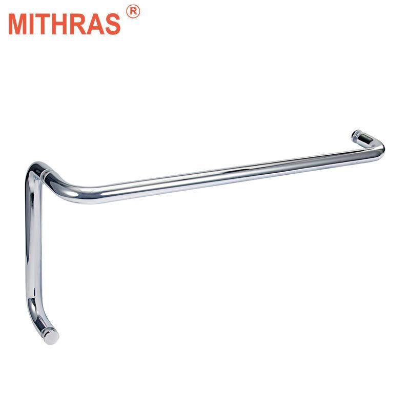 Bathroom Square Tubing Single-Sided Pull Handle Towel Bars