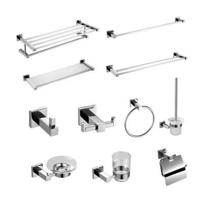 Norye Hot Sale Stainless Steel Commercial Bathroom Accessories Set for Hotel Public Restroom