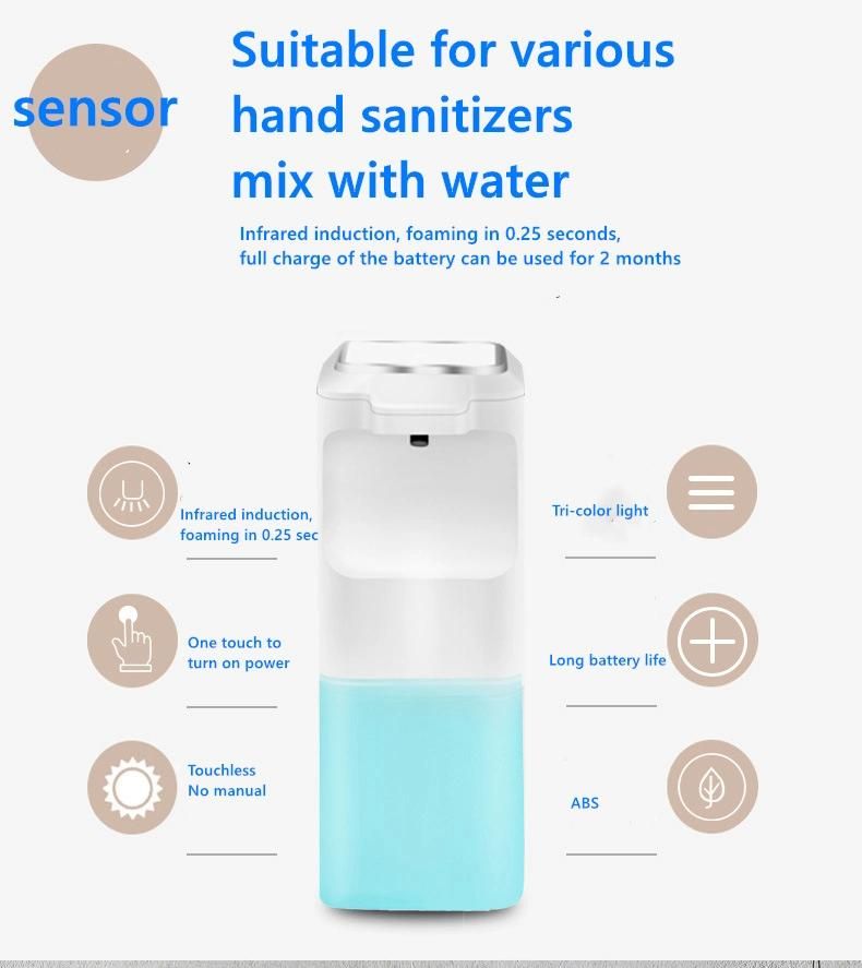 Factory Wholesale Sensor Hand Soap Dispenser Sanitizer Touch Free Soap Hot Selling