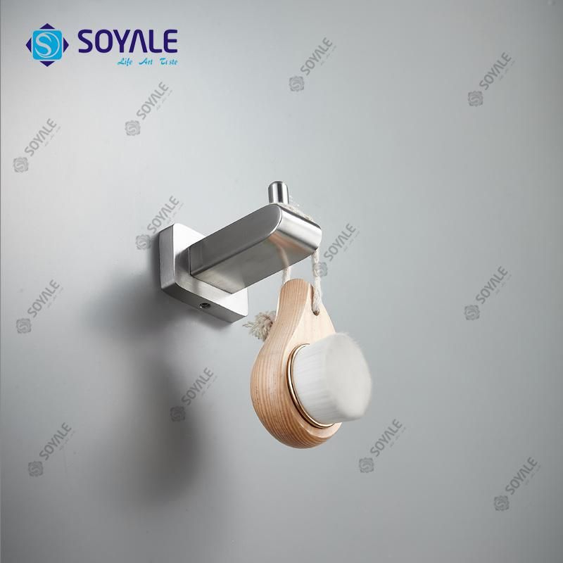 Stainless Steel 304 Double Robe Hook Sy-6355