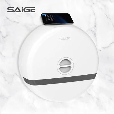Saige High Quality ABS Plastic Wall Mounted Jumbo Toilet Tissue Dispenser with Key