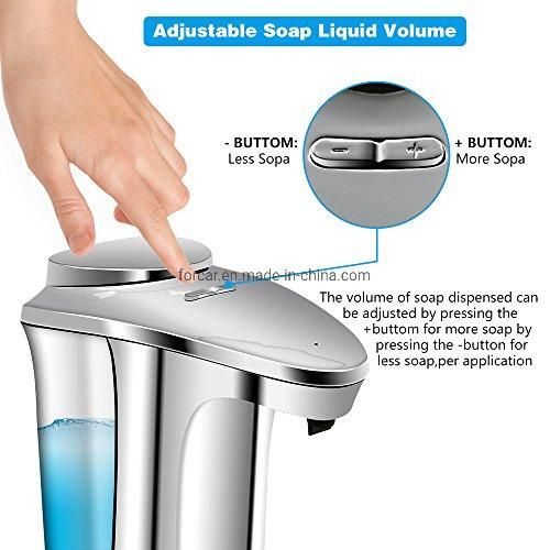 Touch-Less Battery Operated Water-Resistan Infrared Motion Sensor 480ml Alcohol Automatic Dispenser for Kitchen Bathroom