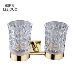 Gold Plated Double Tumbler Holder