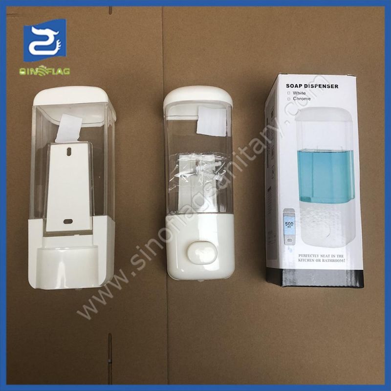 Wall Mounted Hand Foaming ABS Manual Liquid Soap Dispenser