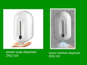 Sensor Touchless Infrared Liquid Hand Sanitizer Electric Foam Pump Automatic Soap Dispenser Auto Disinfect Aerosol Sprayer Xdq110