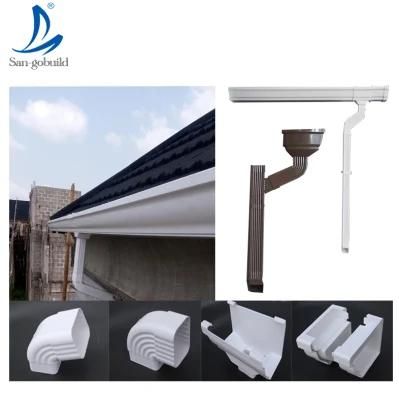 Malaysia Cheap Gutter System Price Gazebos Rain Gutters Chinese PVC Pipe Rain Gutter