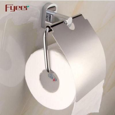 Fyeer Bathroom Accessory Brass Toilet Paper Holder