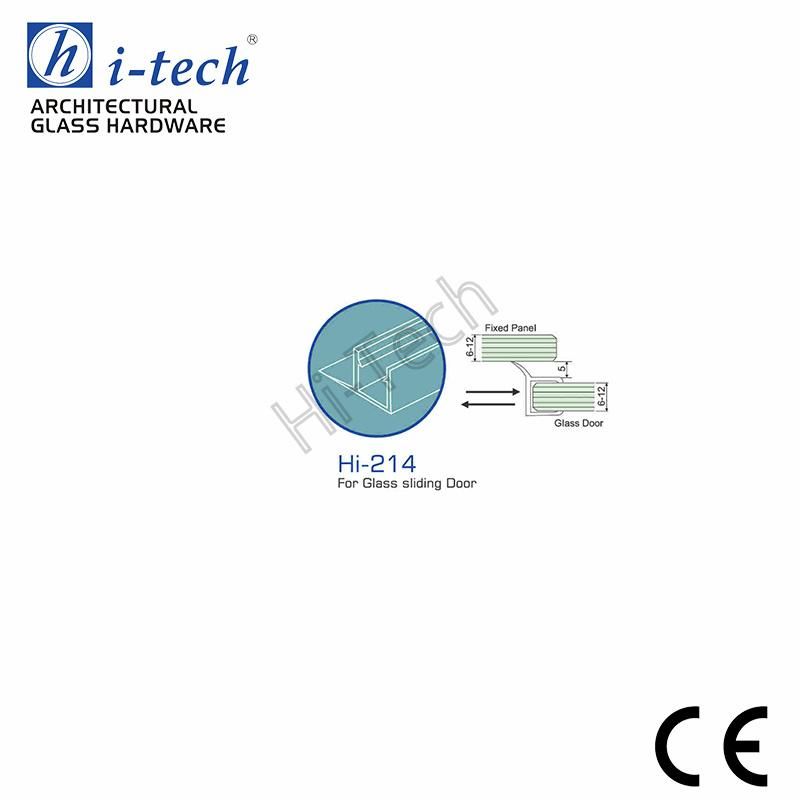 Hi-214V Glass Door Extrusion Molding Transparent Clear Sealing Strip