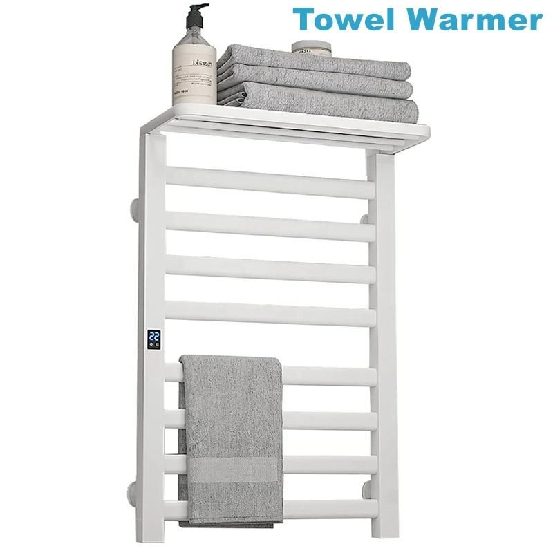 2022 Hot Sales Sanitary Ware Towel Warming Rack Hotel Use Wall Mounted Fixed Smart Control