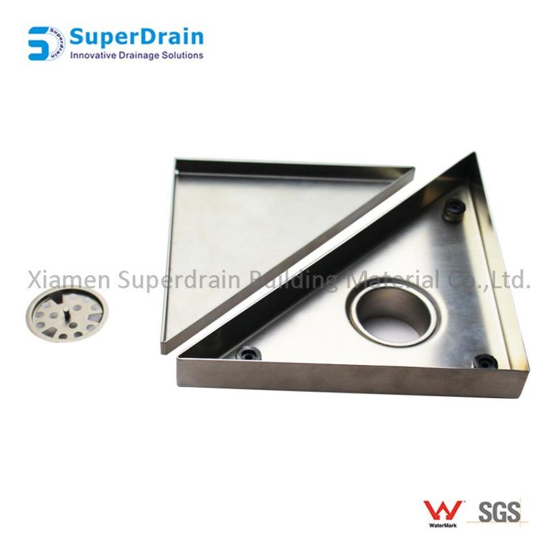 Tile Insert Triangle Sink Strainer Accessories Bathroom Hardware Sets