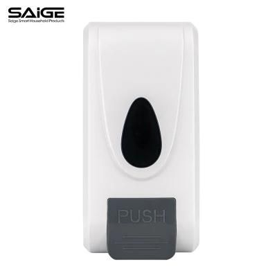 Saige Wall Mounted 1000ml Plastic Push Style Dispenser Manual Hand Sanitizer Dispenser
