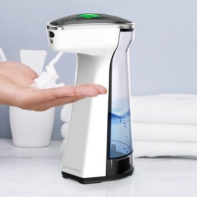 Professional 480ml Automatic UV Disinfect Hand Clean Machine Sensor Temperature Measurement Foam Soap Dispenser for Home/Hotel