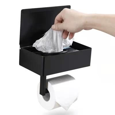 New Stainless Steel Toilet Paper Holder with Wet Paper Storage
