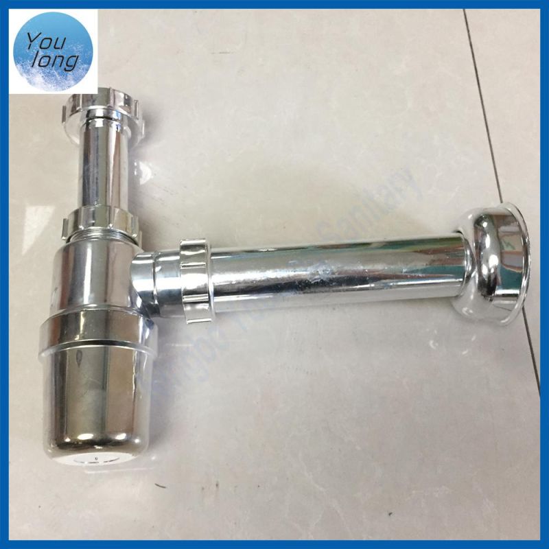 Plastic Kitchen Sink Stopper Drain Pipe Single Basin Launching PP Bottle Trap