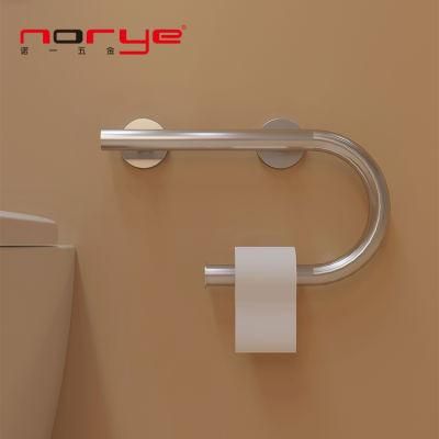 Good Quality Shower Handicap Grab Bar for Elder with Paper Towel Holder