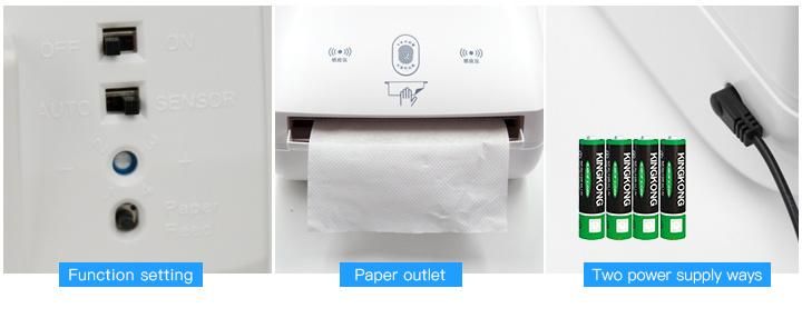 Plaza Series ABS Automatic Tissue Paper Towel Dispenser for Kitchen