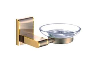 Full Brass Gold Finish Wall Mounted Soap Dish