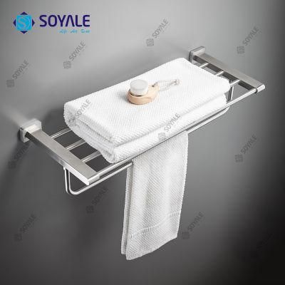 Stainless Steel 304 Commercial Towel Rack with Nickel Finishing Sy-6325