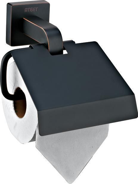 High Quality Stainless Steel Bathroom Matt Black Paper Holder for Hotel
