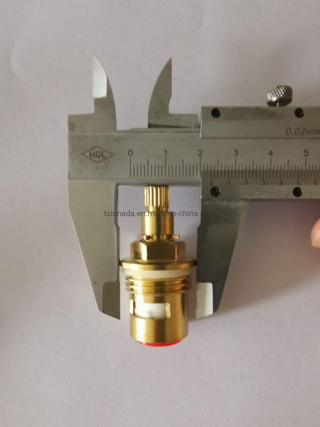 Bathroom Brass Valve Faucet Cartridge, Ceramic Valve Cartridge for Taps