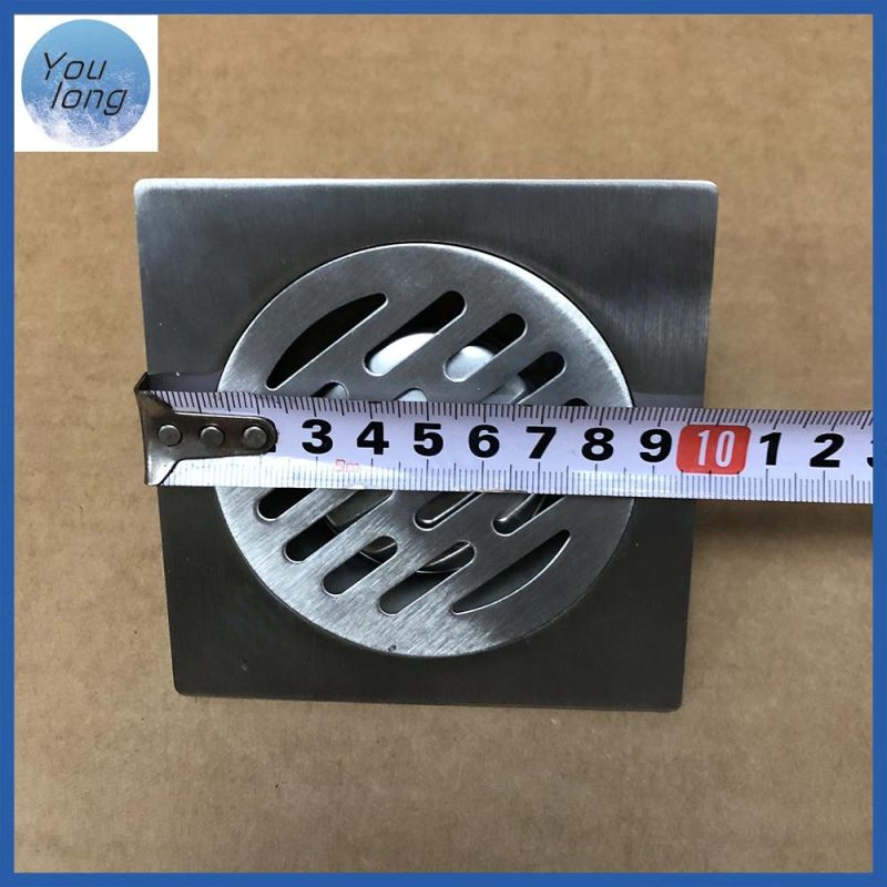Stainless Steel 201 Round Floor Drain 8.5cm with Two Screws