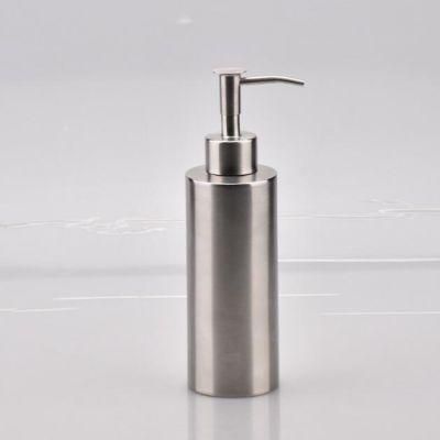 Silver Soap Bottle with Foamer Pumps for Home Bathroom Hotel