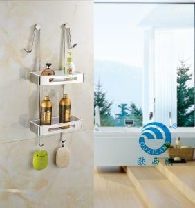Stainless Steel 304 Bathroom Furniture Shower Shelf with Plastic Oxl-8550-2
