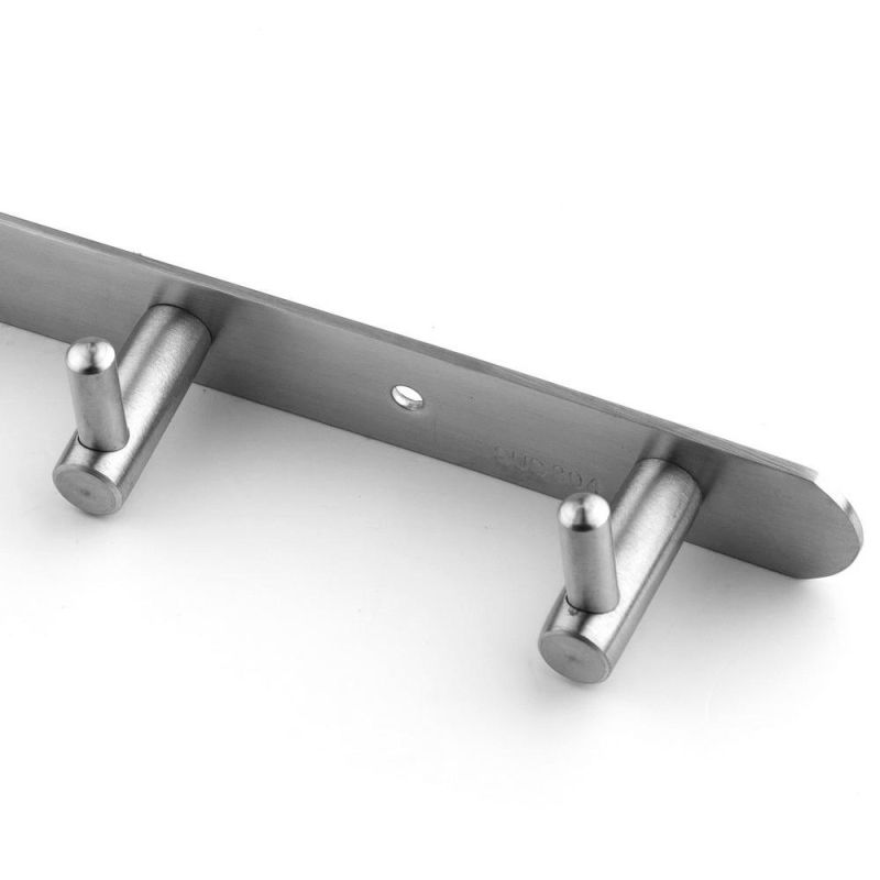 Customized Stainless Steel Household Coat Hat Clothes Hook for Bathroom