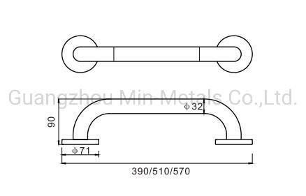 S. S. Handrill with Nylon Cover for Disabled and Elderly Mx-GB402n