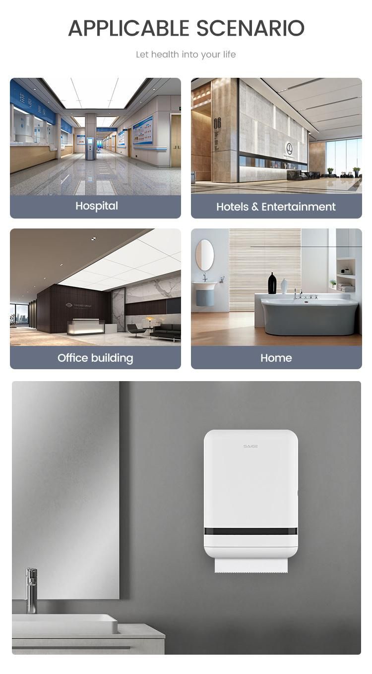 Saige Wall Mounted High Quality Plastic Toilet Paper Dispenser