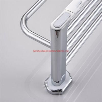 New Design Aluminum Gold Color Towel Shelf Bathroom Accessories Set