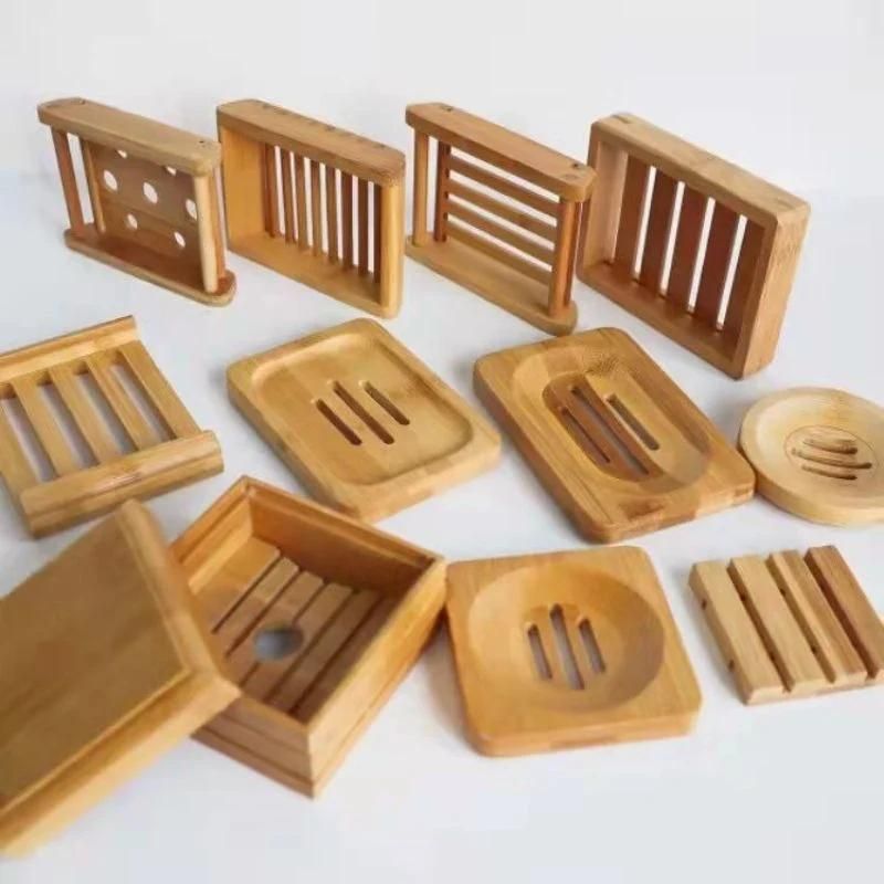 Bamboo Soap Dish Box, Environmentally Friendly and Easy to Carry