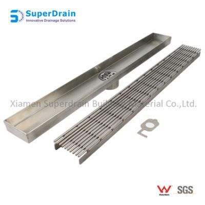 China SUS 304 316 Slimline Linear Drain Kit for Balcony