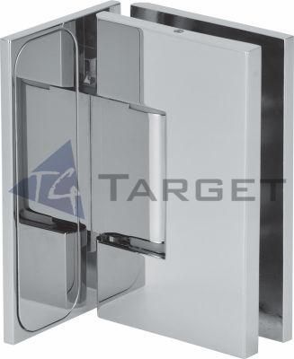 Adjustable Glass to Wall L Shape 90 Degree Shower Hinge (SHT-B-CV)