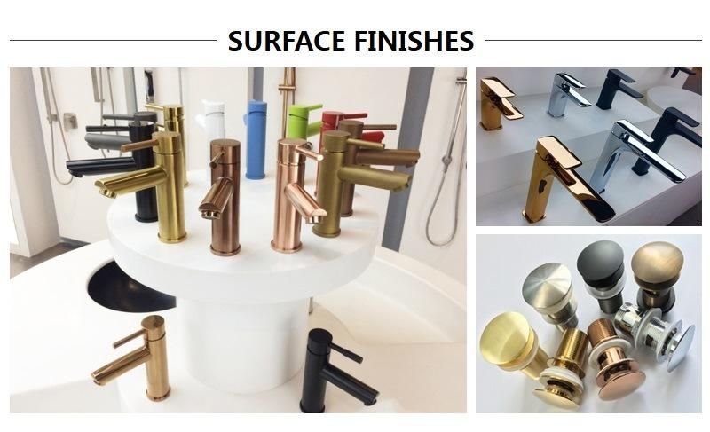 Watermark Cupc Bathroom Accessories Chrome Brass Pop-up Sink Drainer Bath Basin Waste