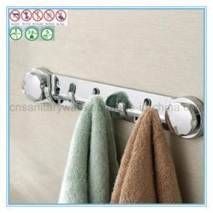 Over Door Hanging Hook for Towel and Coat with Suction Cup Chromed Finish